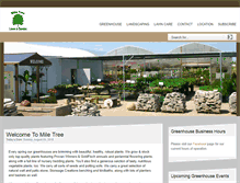 Tablet Screenshot of miletreegreenhouse.com